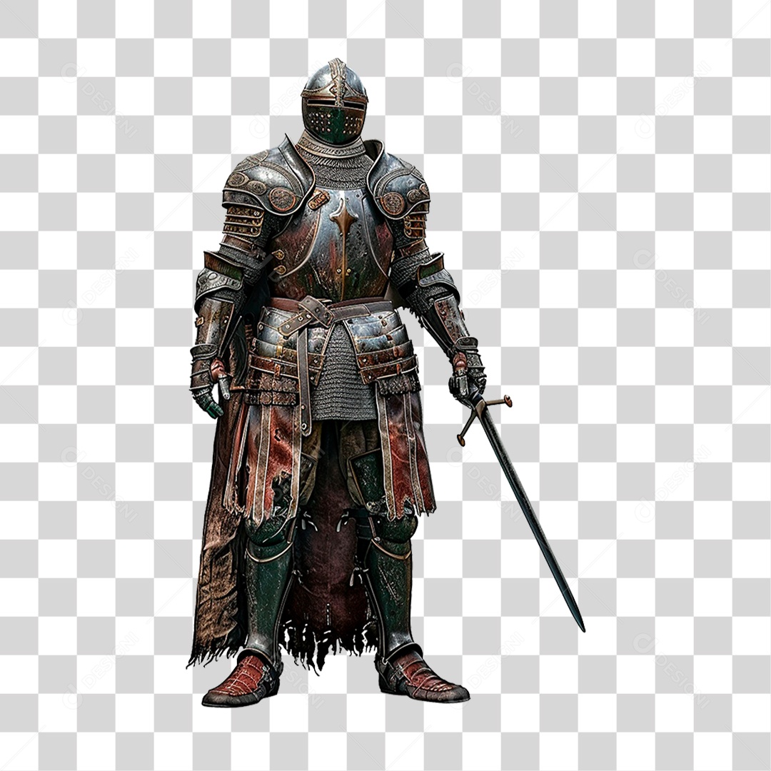 Armadura de Cavaleiro PNG Transparente