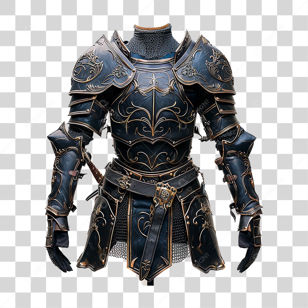 Armadura de Cavaleiro PNG Transparente