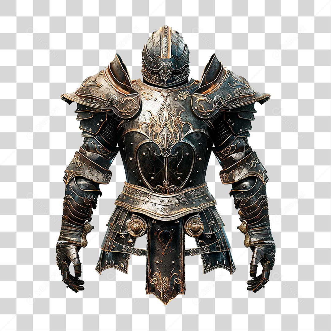 Armadura de Cavaleiro PNG Transparente