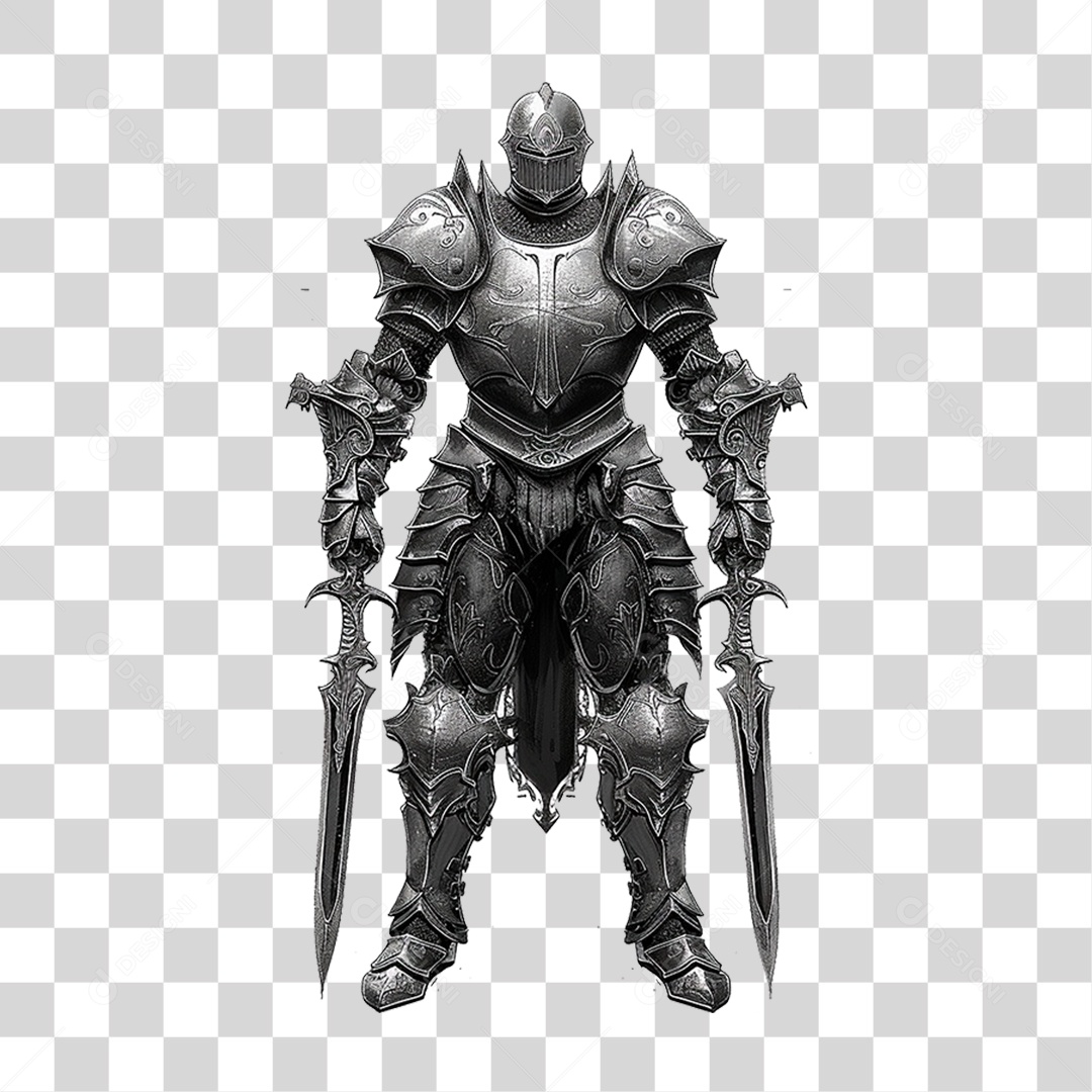 Armadura de Cavaleiro PNG Transparente