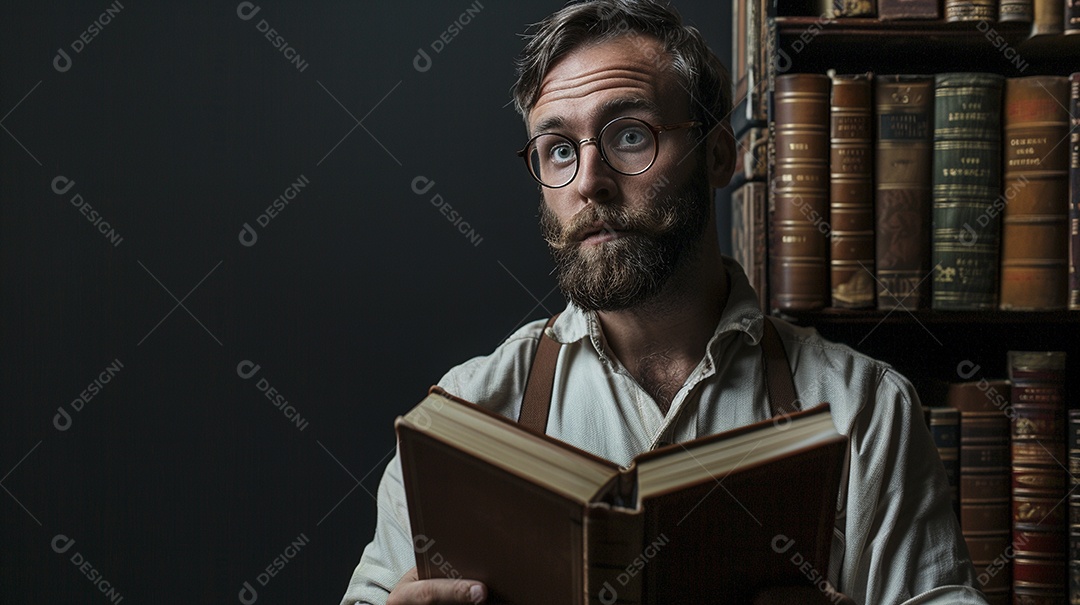 Enfermeiro masculino expressando afeto isolado em fundo de cor azul