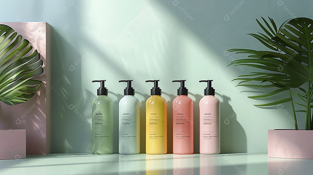 Produto de embalagem de shampoo