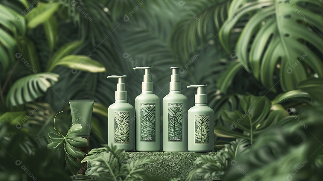 Produto de embalagem de shampoo