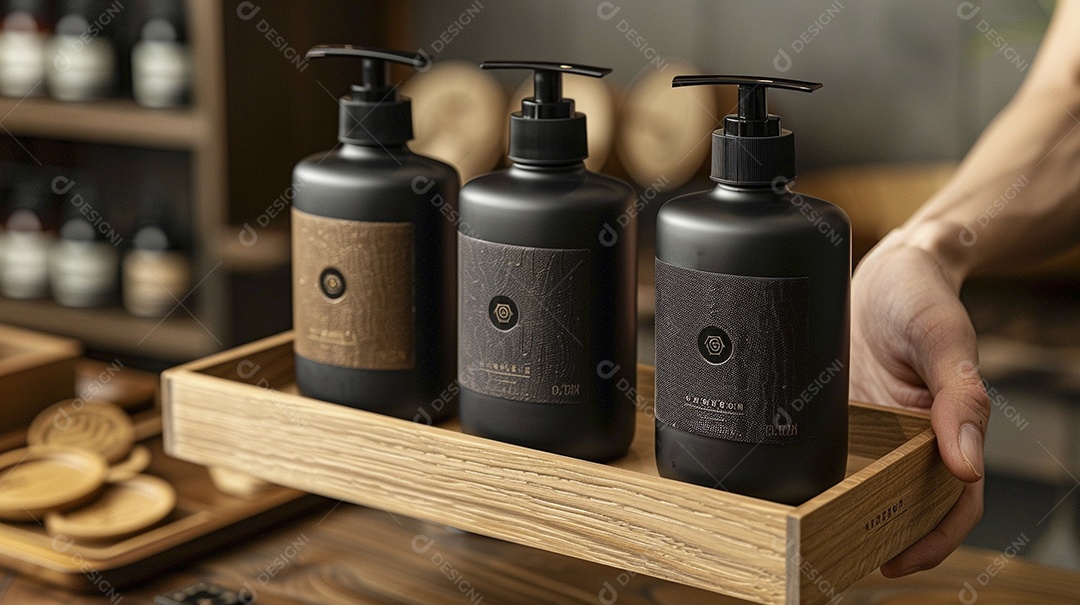 Produto de embalagem de shampoo