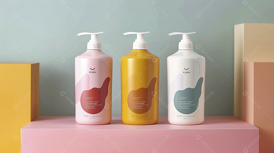 Produto de embalagem de shampoo