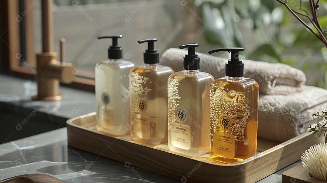 Produto de embalagem de shampoo