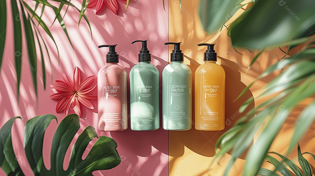 Produto de embalagem de shampoo