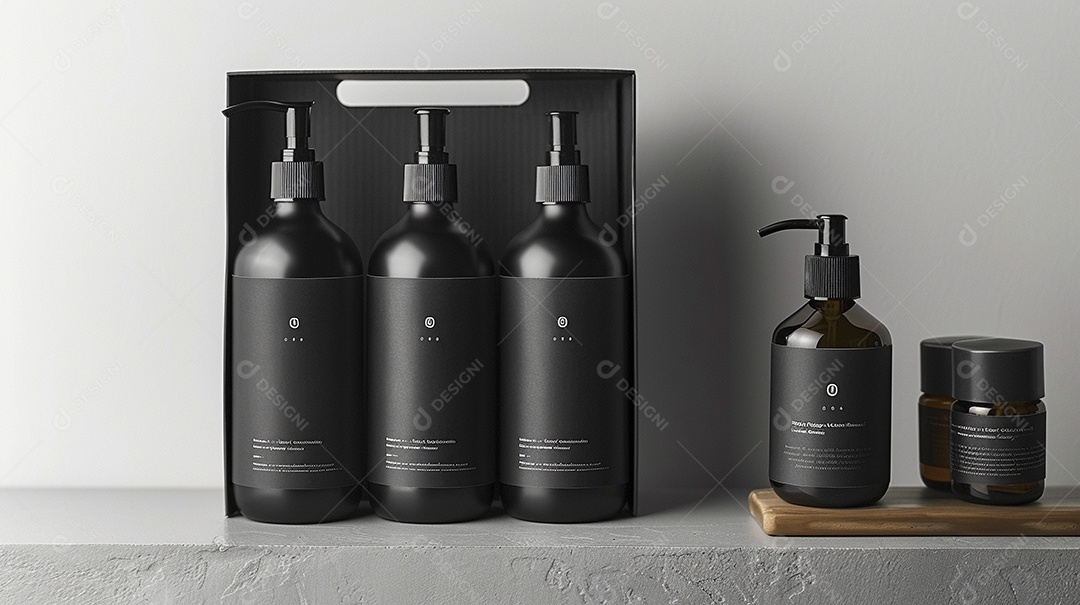 Produto de embalagem de shampoo