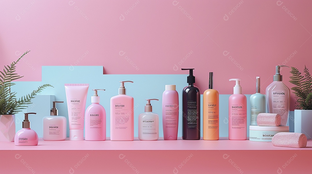 Produto de embalagem de shampoo