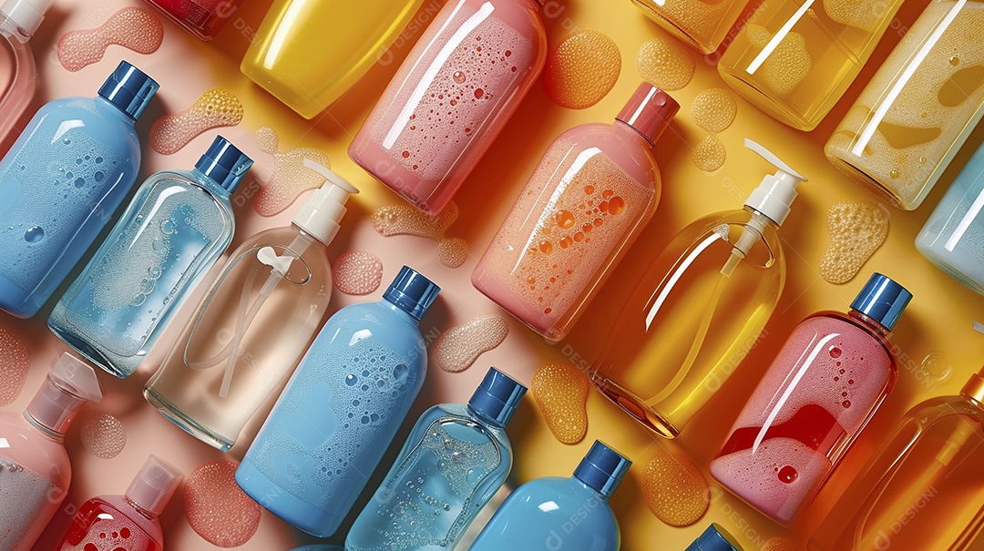 Produto de embalagem de shampoo