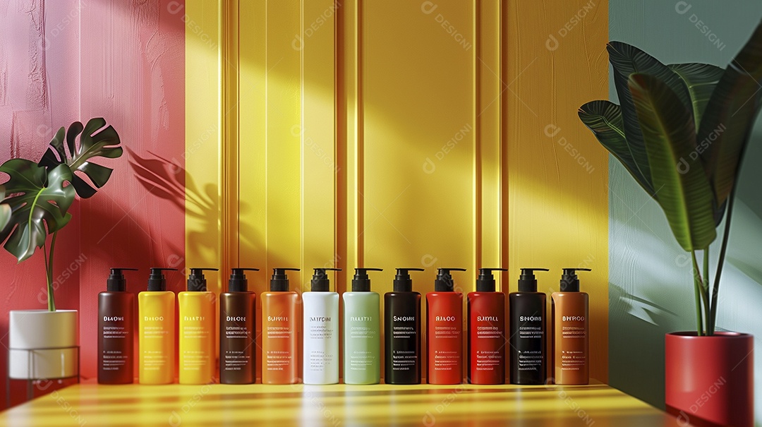 Produto de embalagem de shampoo