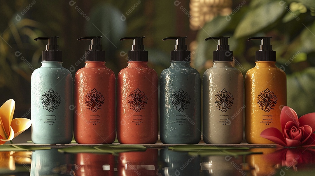 Produto de embalagem de shampoo