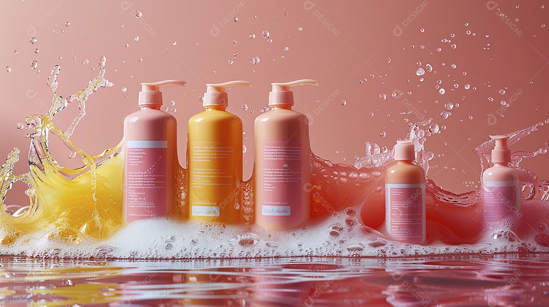 Produto de embalagem de shampoo