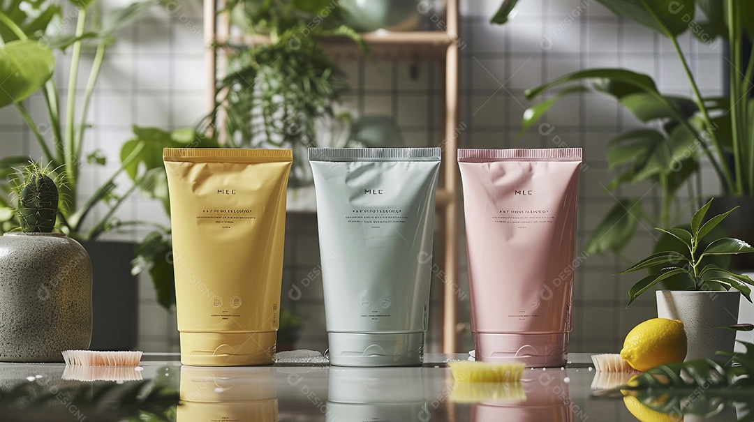 Produto de embalagem de shampoo