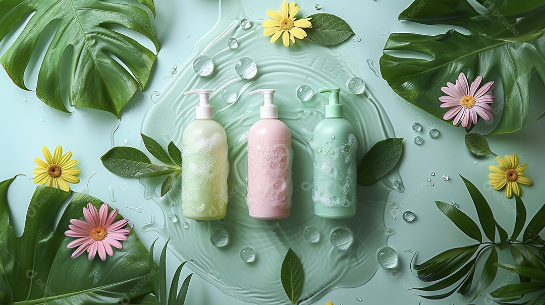 Produto de embalagem de shampoo