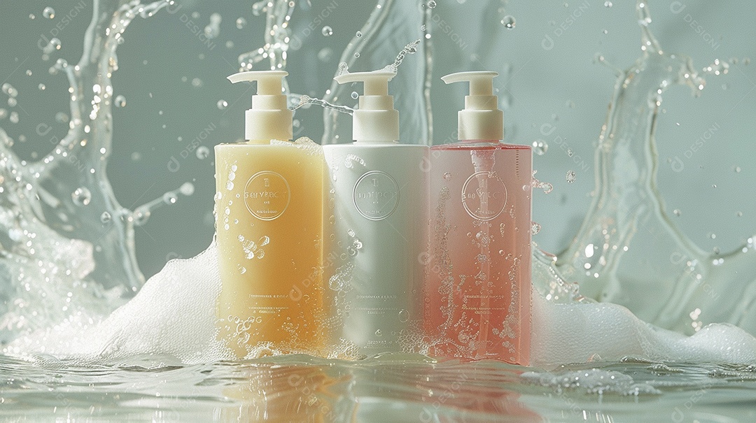 Produto de embalagem de shampoo