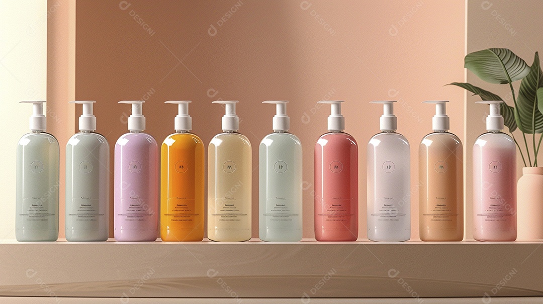 Produto de embalagem de shampoo