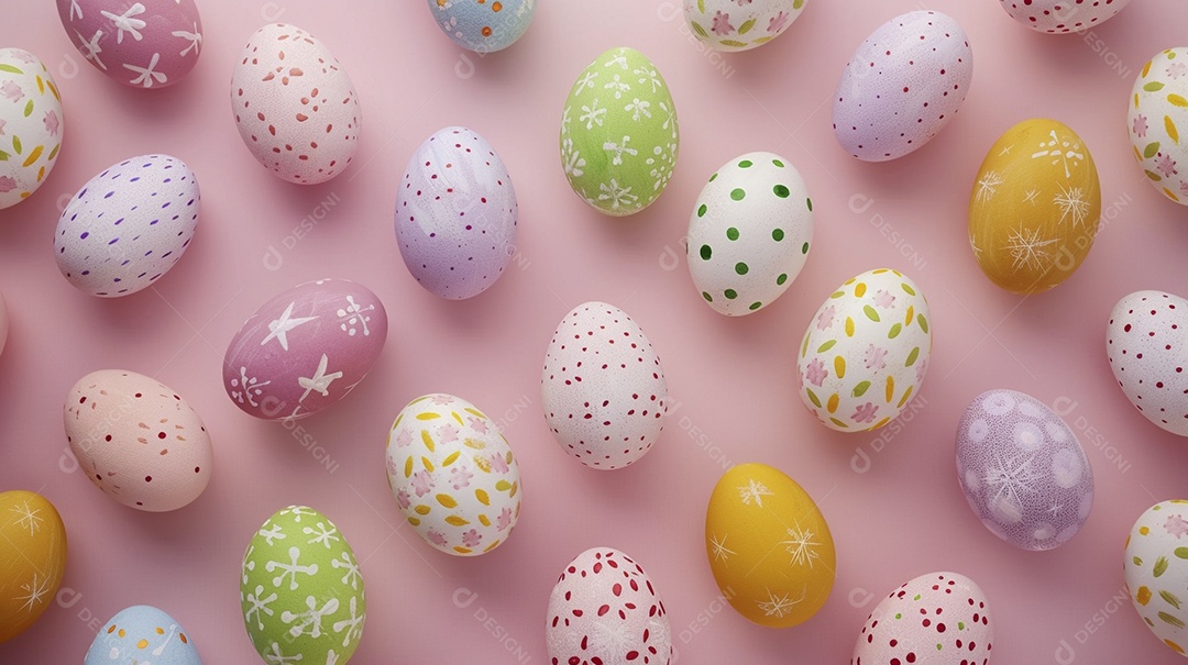Fundo de decoração de feliz páscoa
