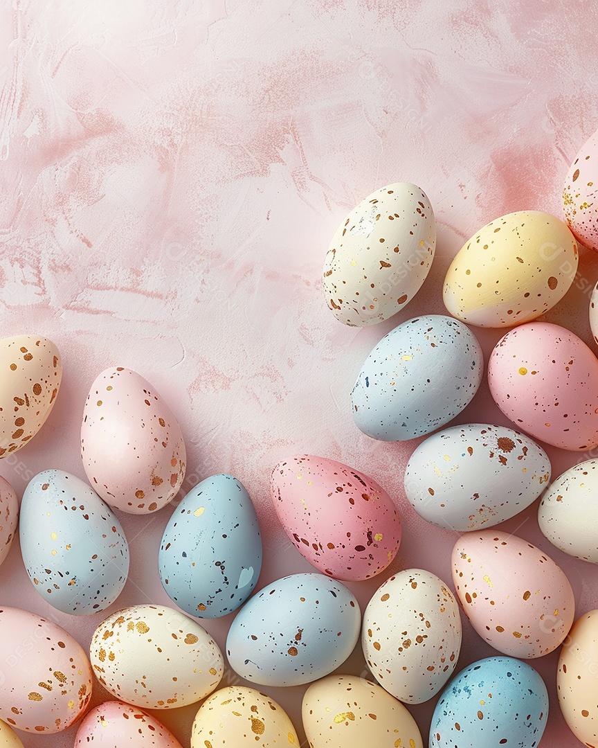 Fundo de decoração de feliz páscoa