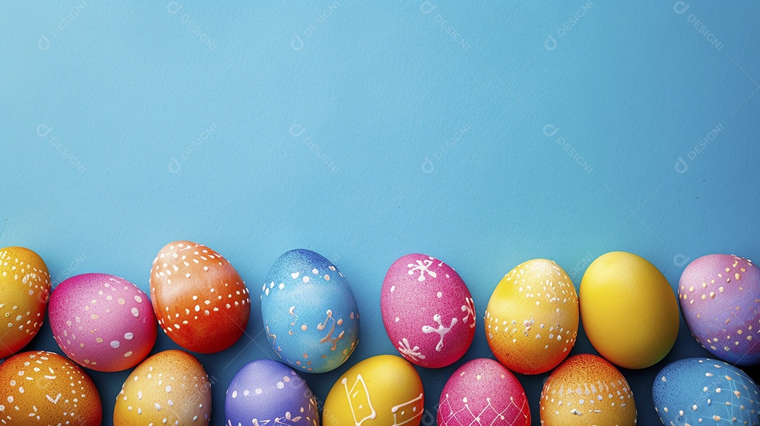 Fundo de decoração de feliz páscoa