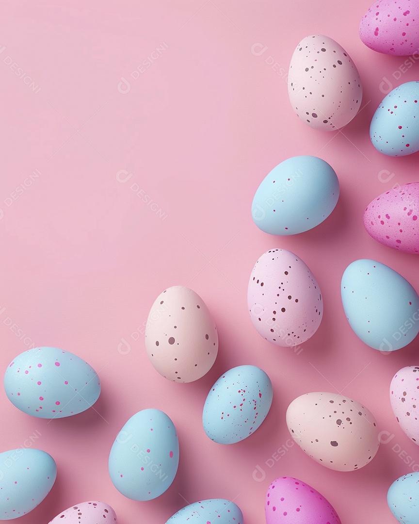 Fundo de decoração de feliz páscoa
