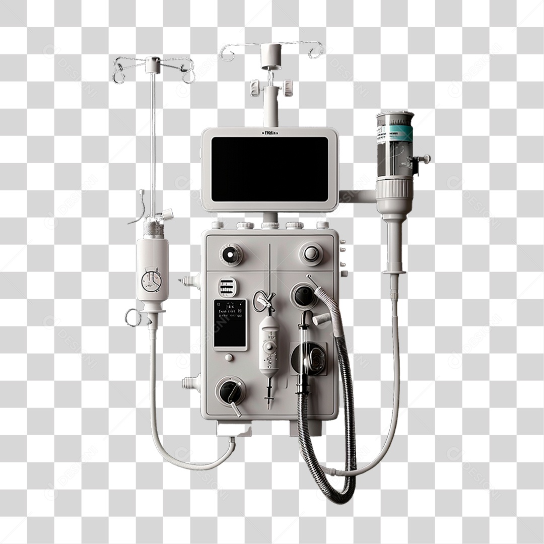 Máquina de Hemodiálise PNG Transparente