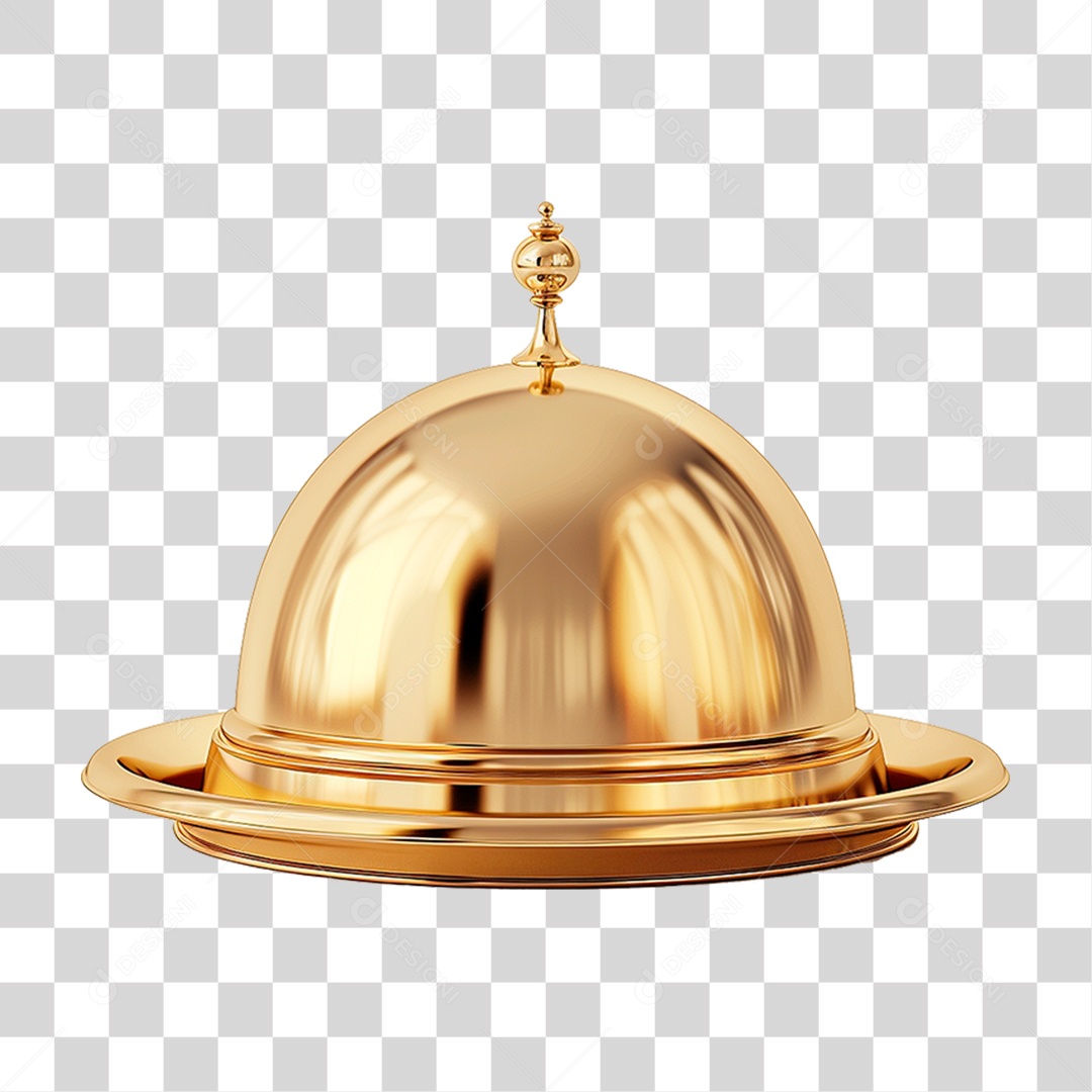 Cloche Serviço de Mesa PNG Transparente