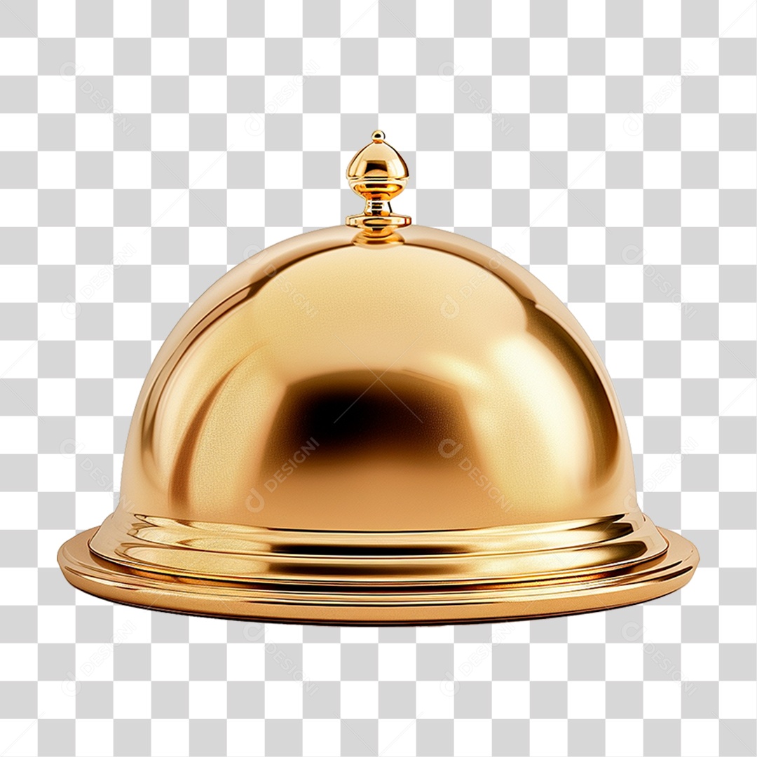 Cloche Serviço de Mesa PNG Transparente