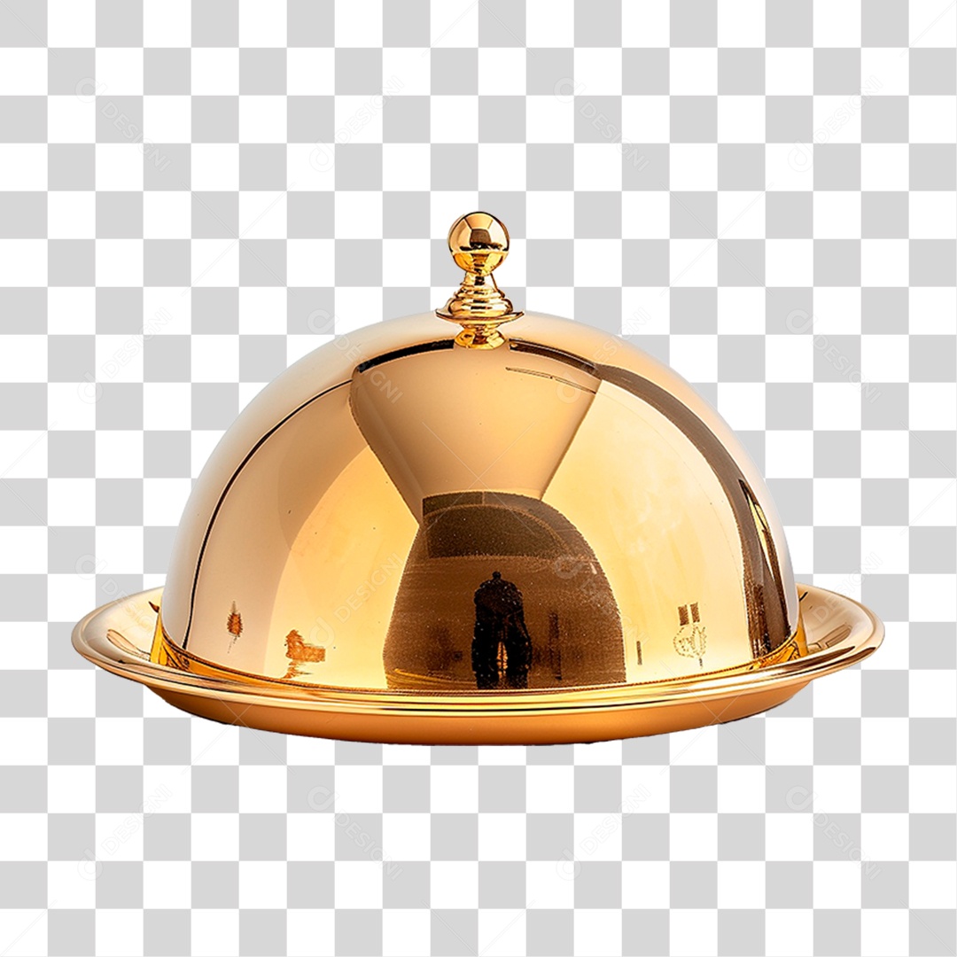 Cloche Serviço de Mesa PNG Transparente