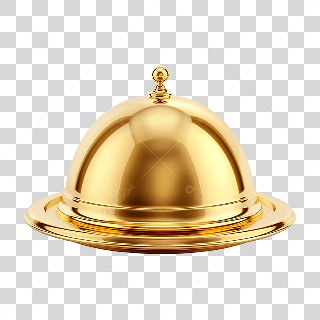 Cloche Serviço de Mesa PNG Transparente