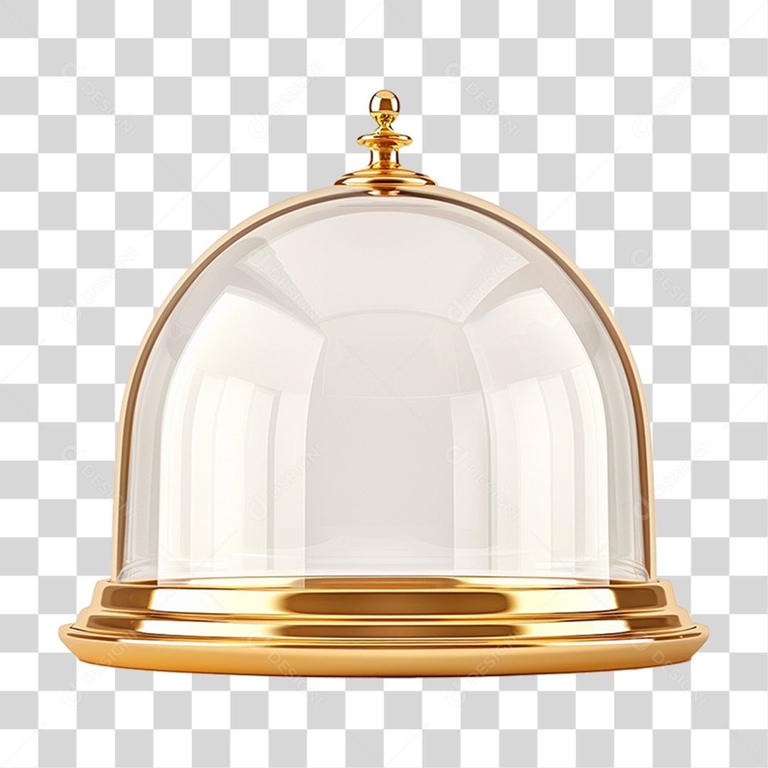 Cloche Serviço de Mesa PNG Transparente