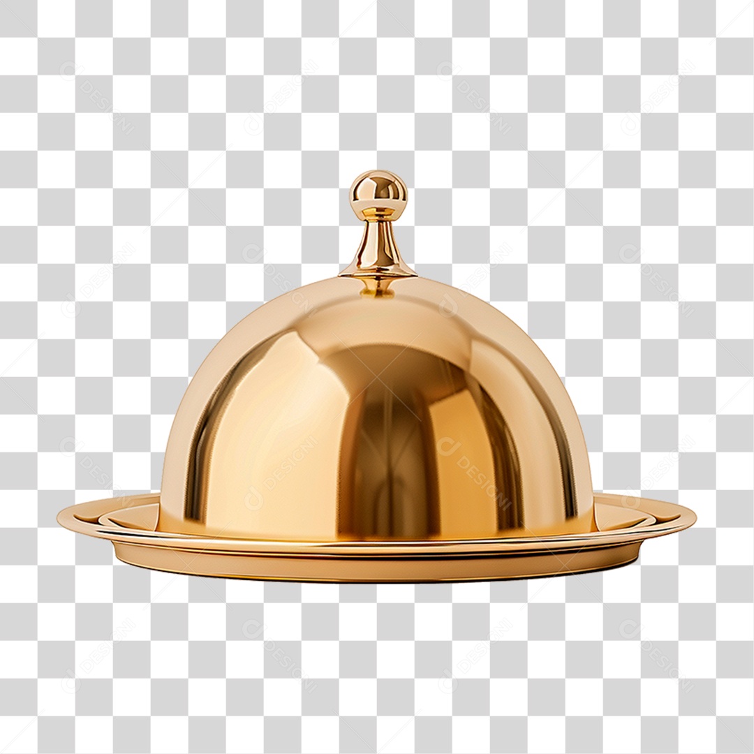 Cloche Serviço de Mesa PNG Transparente