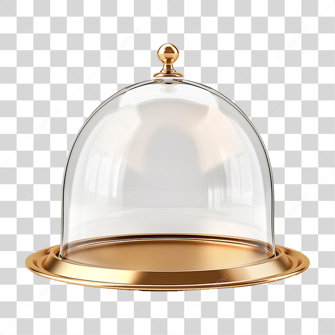 Cloche Serviço de Mesa PNG Transparente