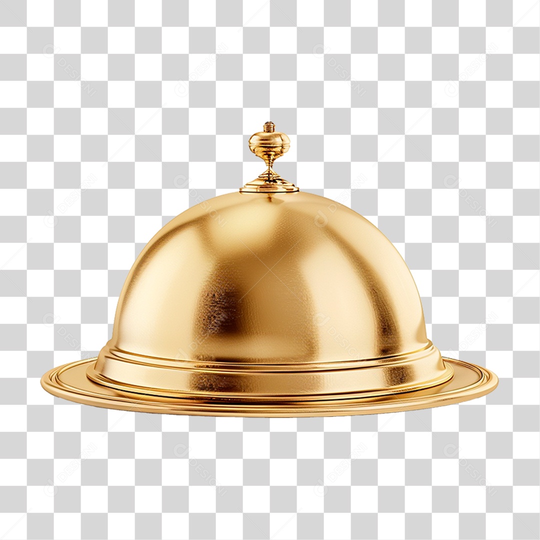 Cloche Serviço de Mesa PNG Transparente