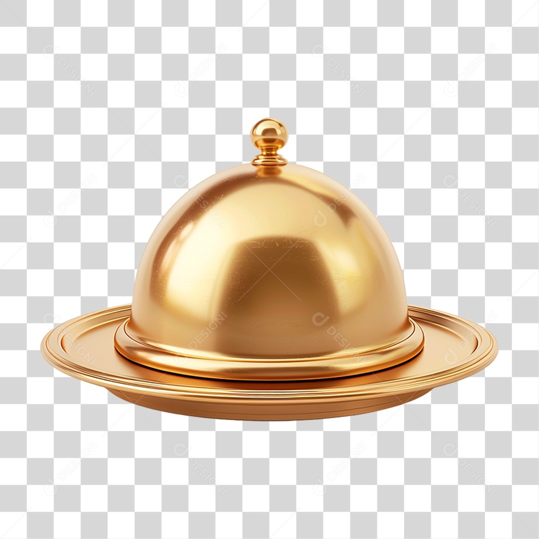Cloche Serviço de Mesa PNG Transparente
