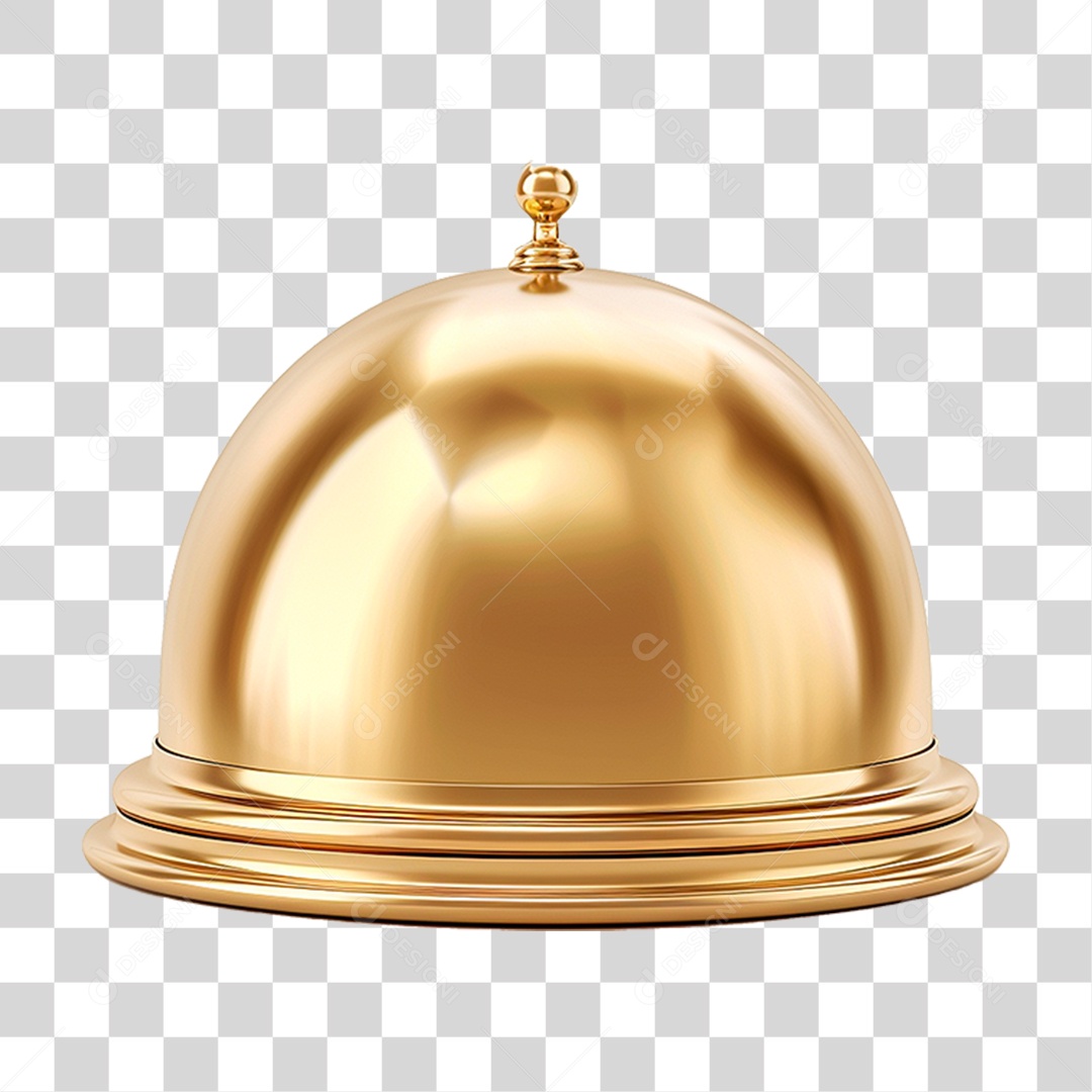 Cloche Serviço de Mesa PNG Transparente