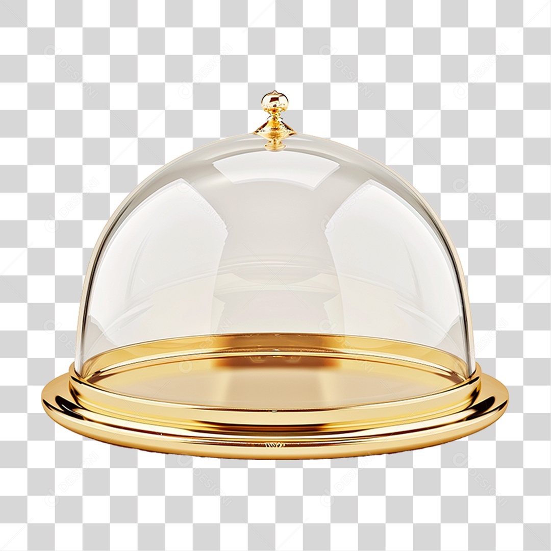 Cloche Serviço de Mesa PNG Transparente