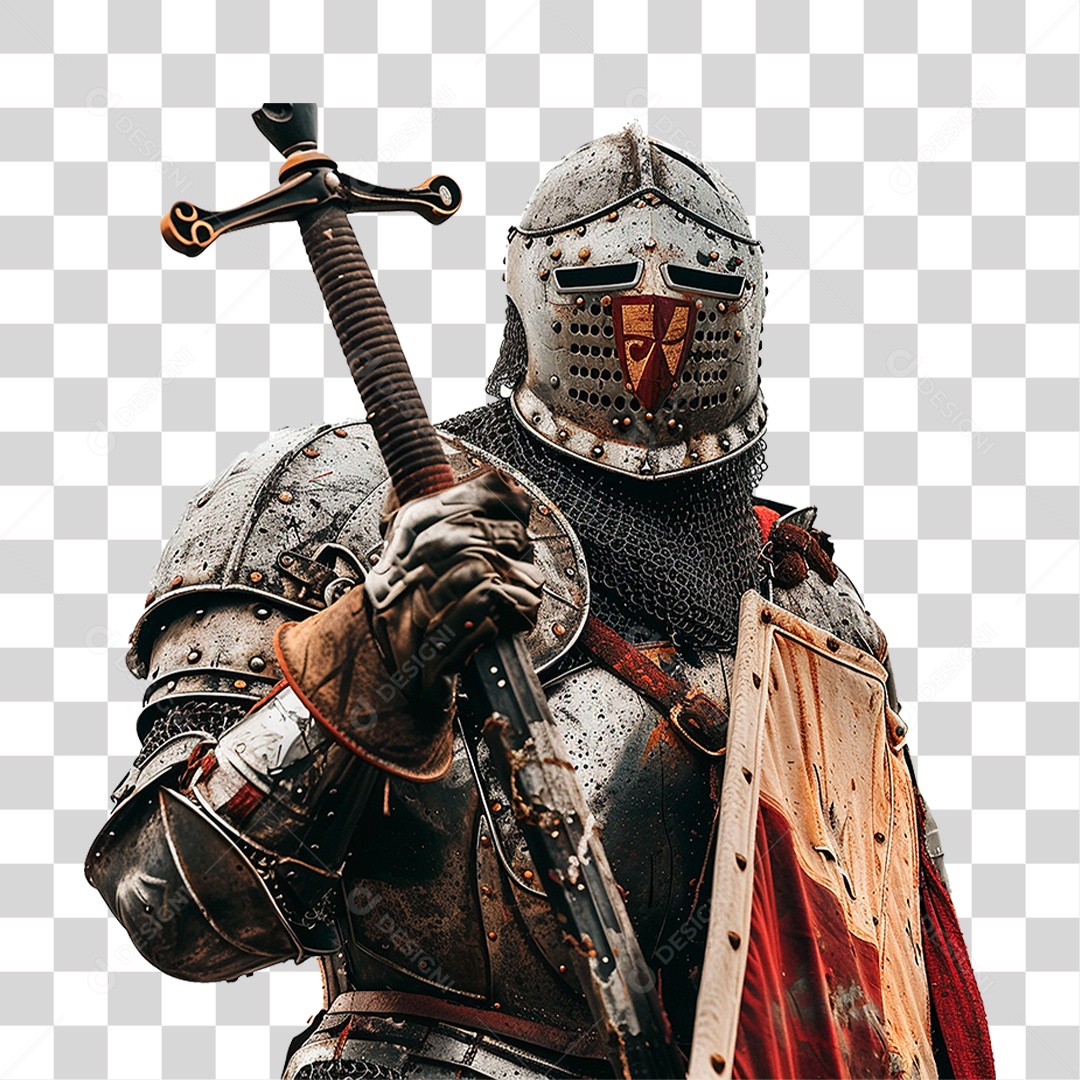 Cavaleiro Medieval PNG Transparente