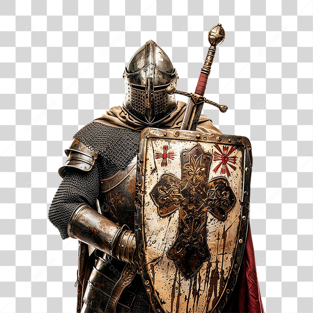 Cavaleiro Medieval PNG Transparente