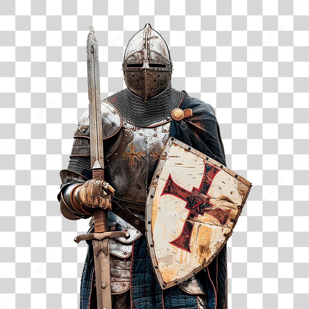 Cavaleiro Medieval PNG Transparente