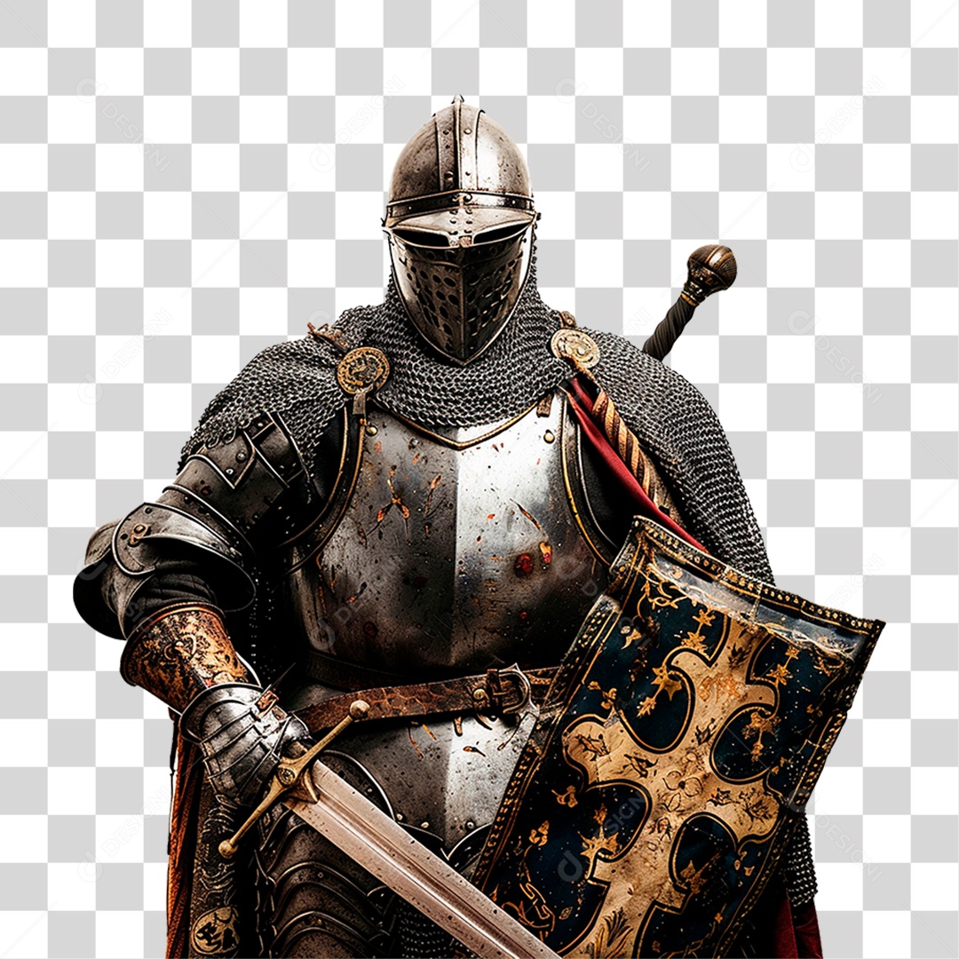 Cavaleiro Medieval PNG Transparente