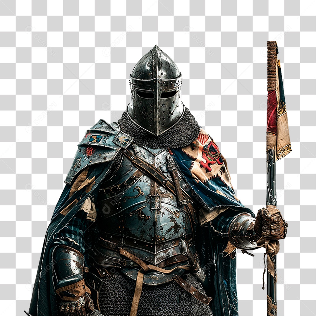 Cavaleiro Medieval PNG Transparente