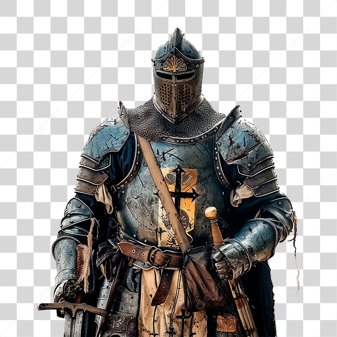 Cavaleiro Medieval PNG Transparente