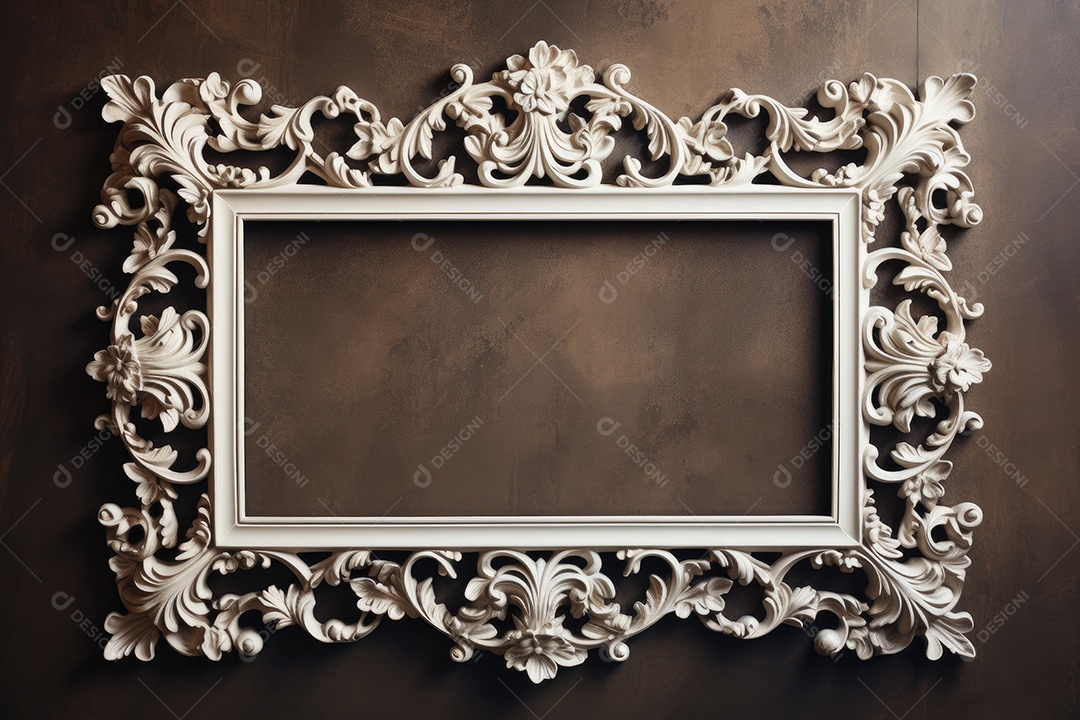 Um design clássico de moldura para fotos com espaço para uma foto especial