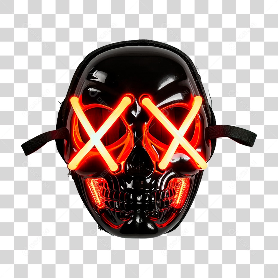 Máscara de Neon PNG Transparente