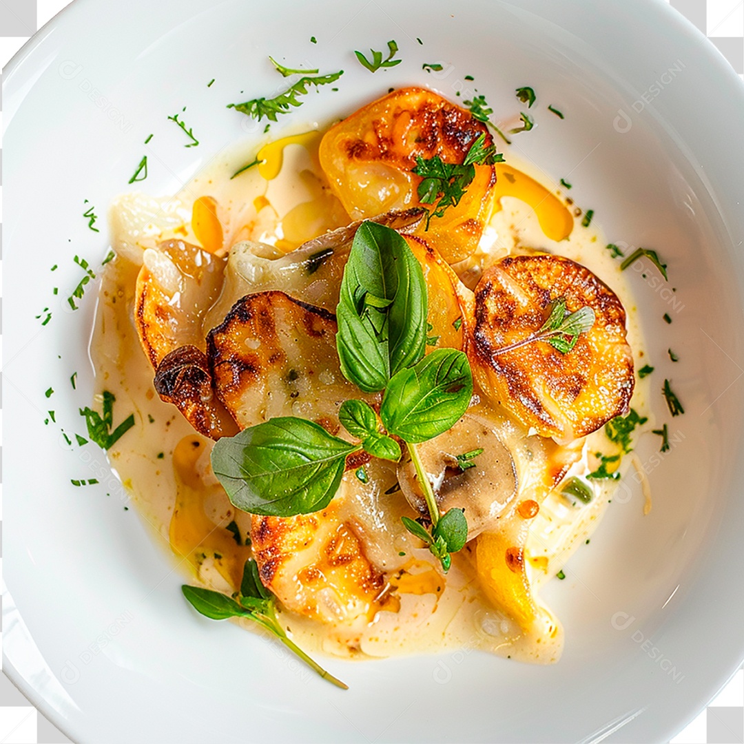 Prato de Lasanha PNG Transparente