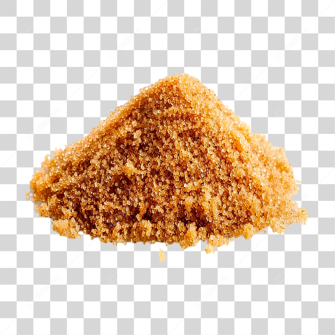 Pilha de Açúcar Mascavo PNG Transparente
