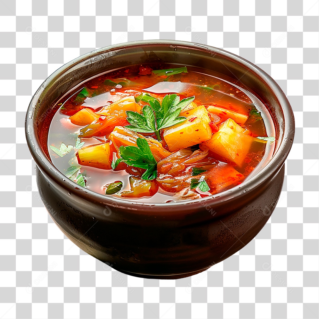 Tigela de Sopa PNG Transparente