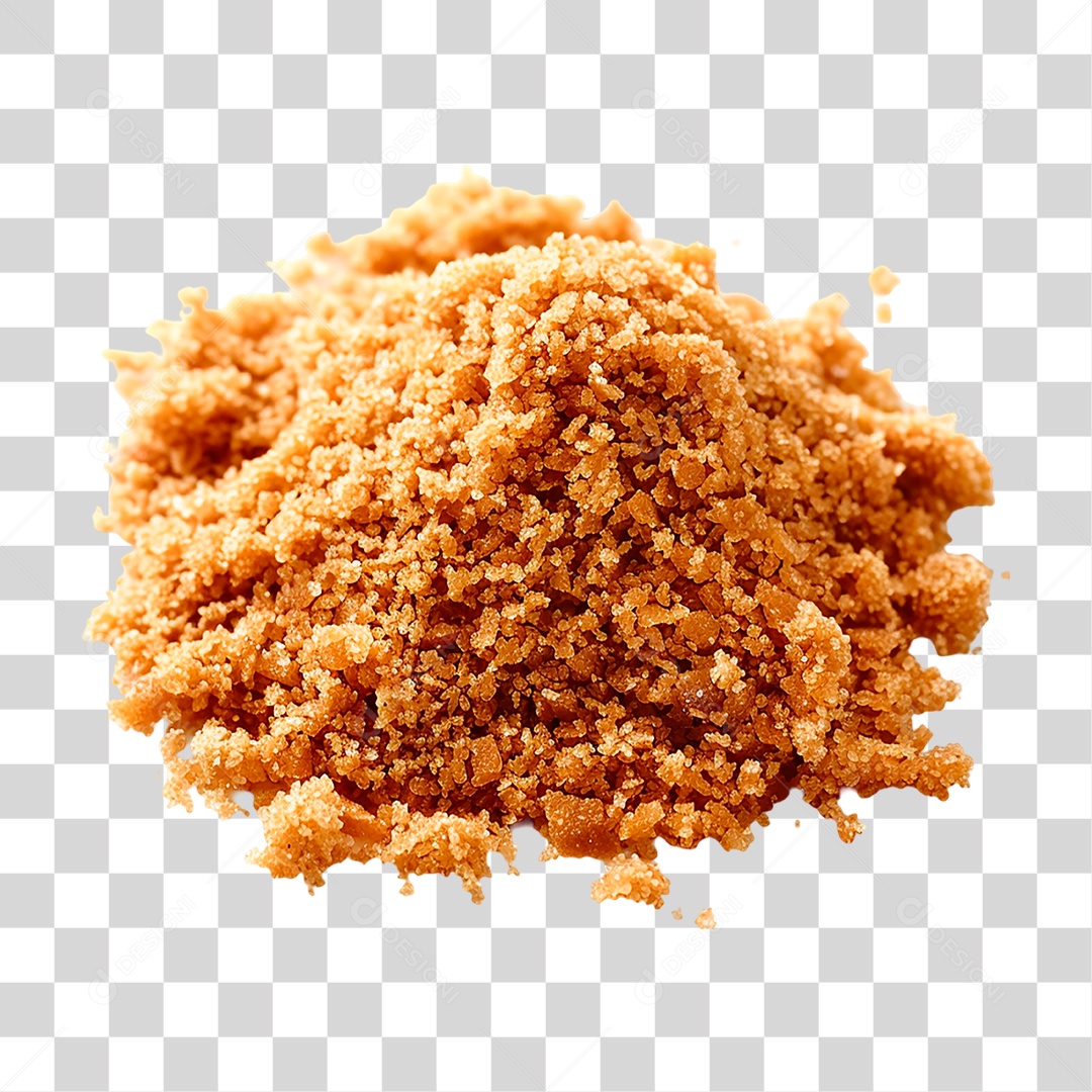 Pilha de Açúcar Mascavo PNG Transparente