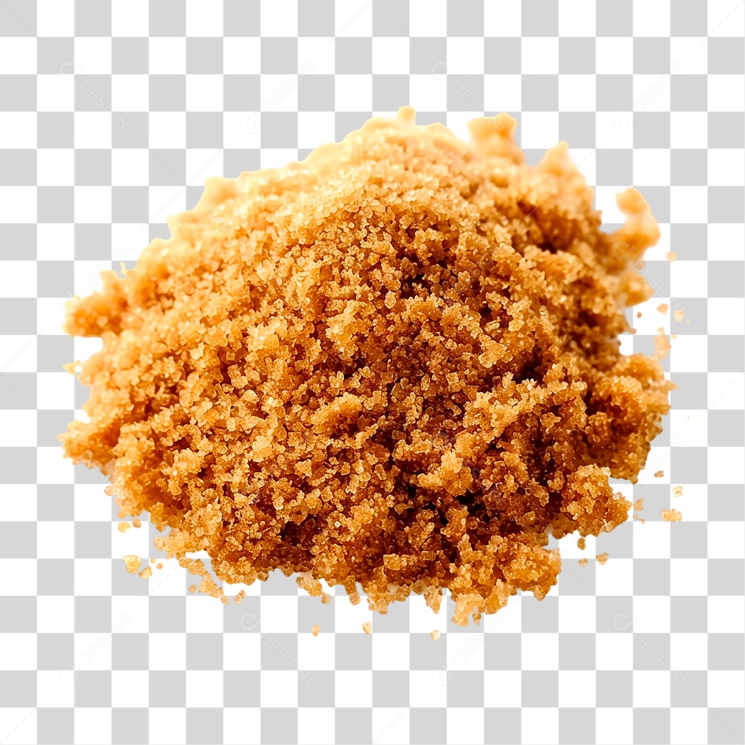 Pilha de Açúcar Mascavo PNG Transparente